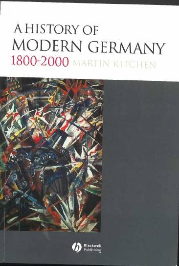 book titled A History of Modern Germany, 1800-2000